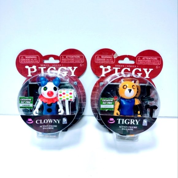 Roblox Piggy Clowny and Tigry Series 1 Action Figure DLC code toy collectibles - Picture 1 of 3
